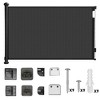 iMountek"Retractable Baby Safety Gate 58.3in Extra Wide for Toddlers, Dogs - Punch & Punch-Free Kit"Black Grey - 3 of 4