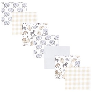Luvable Friends Hudson Baby Flannel Receiving Blankets 7pk - 1 of 2