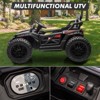 24V Ride On UTV,130W Electric Powered UTV with Remote Control,Spring Suspension,LED Light, 4 Shock Absorbers,Music,UTV for Kids - 4 of 4