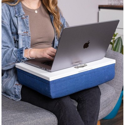 Birdrock Home Lap Desk With Storage And Cushion Navy Target