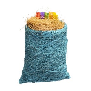 Prevue Pet Products Forage & Engage Tear-Riffic Coconut Fiber Bird Wood Stix Grab Bag Bird Toy 62387 Small - 1 of 3