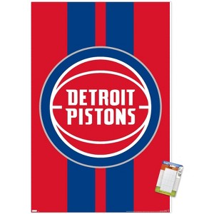 Trends International NBA Detroit Pistons - Logo 20 Unframed Wall Poster Prints - 1 of 4