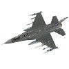 Lockheed F-16C Fighting Falcon Fighter Aircraft United States Air Force "Air Power Series" 1/72 Diecast Model by Hobby Master - 2 of 4
