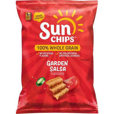 SunChips Garden Salsa Flavored Wholegrain Snacks - 7oz