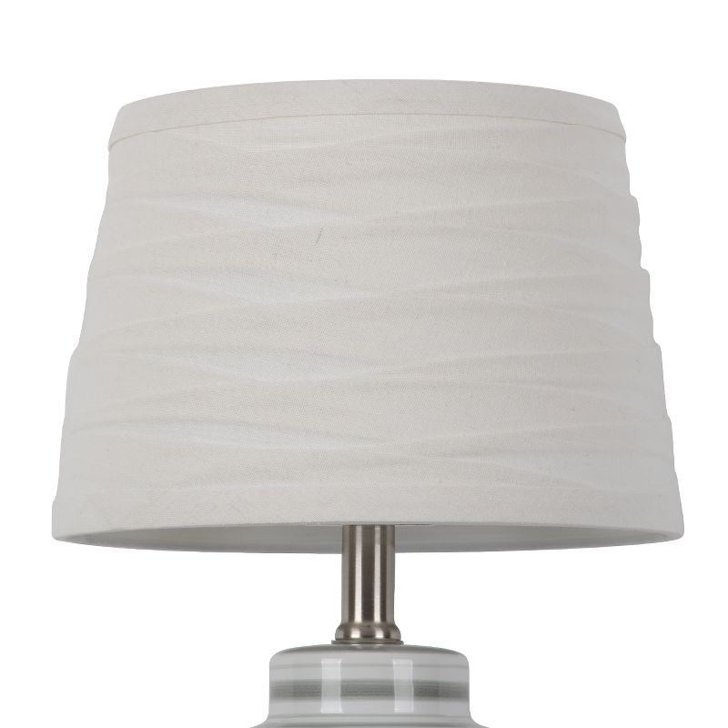 Linen Overlay Modified Drum Small Lamp Shade Ivory - Threshold&#8482;, 1 of 4