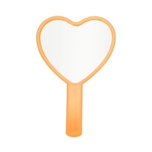Unique Bargains Heart-shaped Handheld Mirror 1 Pc - 1 of 4