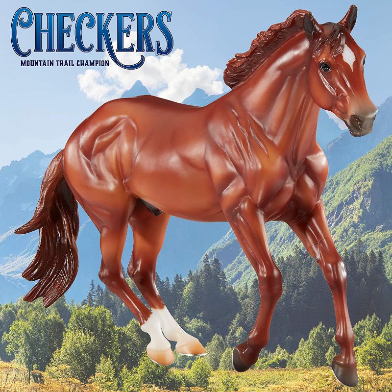 Breyer Animal Creations Breyer Traditional 1:9 Scale Model Horse | Checkers | Mountain Trail Champion, 2 of 5