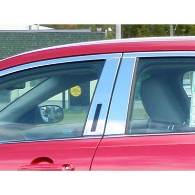 QAA is Compatible with 2010-2019 Ford Taurus 4 Piece Stainless Pillar Post Trim, Includes keyless Entry Touch pad PP50490