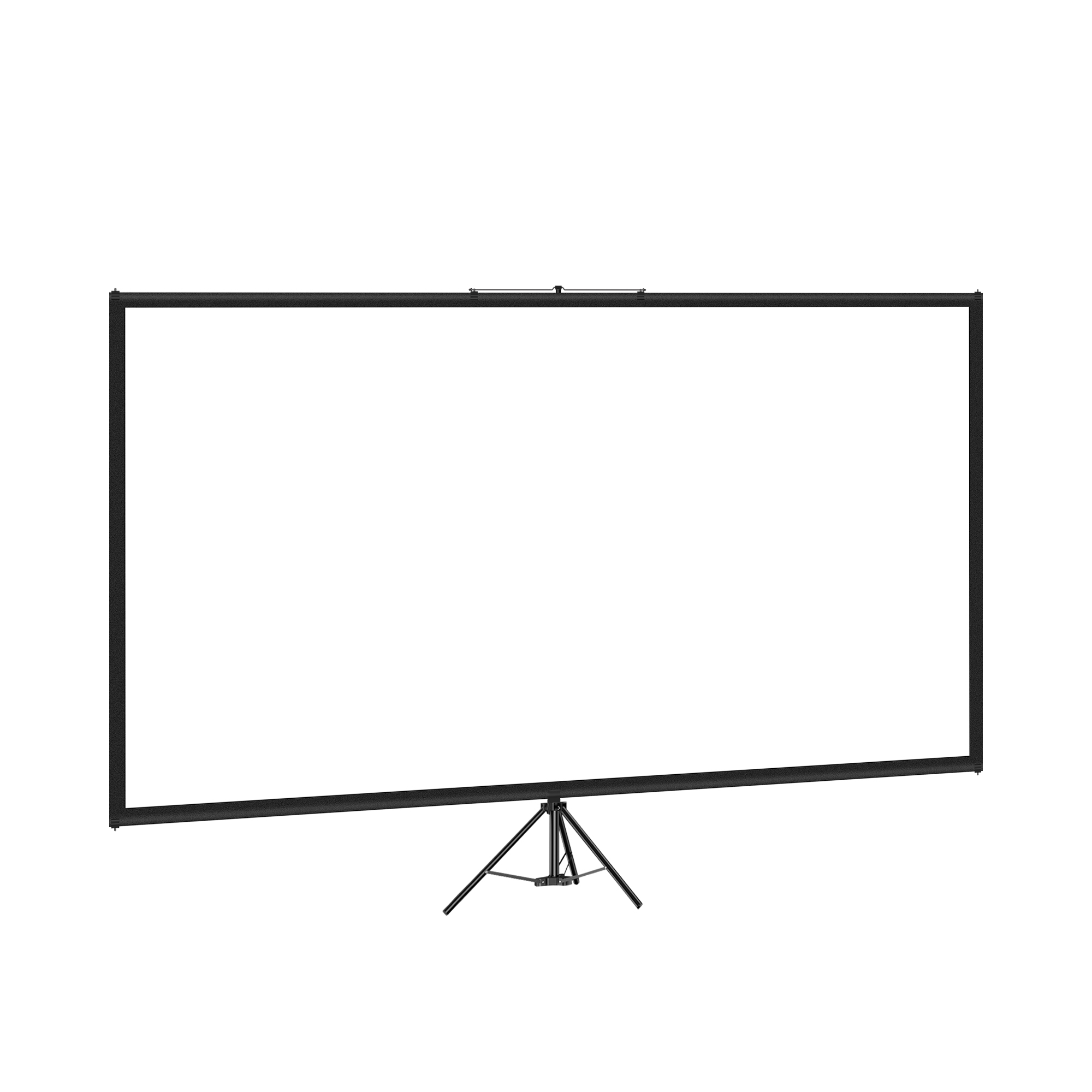 VEVOR Tripod Projector Screen with Stand 80 inch 16:9 4K HD Projection Screen Stand Wrinkle-Free Height Adjustable Portable Screen, Black&White