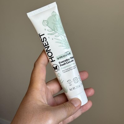 The Honest Company Sensitive Everyday Diaper Fragrance Free Rash Cream ...