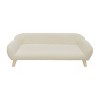 Sam's Pets Akkeri 39" Linen Couch In Cream - 2 of 4