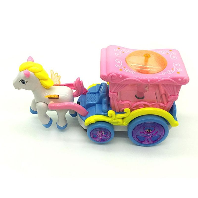 Insten Walking Princess Horse And Carriage With Lights And Sound, 1 of 6