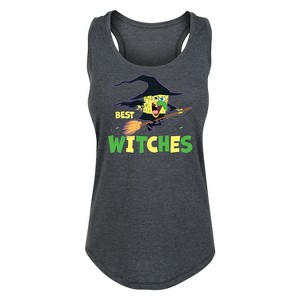 Women's - SpongeBob SquarePants - Best Witches Graphic Racerback Tank - 1 of 4