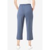 Woman Within Sport-Knit Pull-On Capri Pants - 3 of 4
