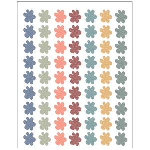 Teacher Created Resources Wonderfully Wild Flowers Mini Stickers, Pack of 378 (Pack of 10) - 1 of 1