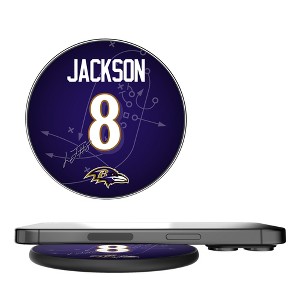 NFL Baltimore Ravens Players Game Tactic 15-Watt Wireless Charger - 1 of 4