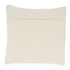 18"x18" Poly-Filled Textured Moroccan Design Square Throw Pillow Natural - Saro Lifestyle - 2 of 4