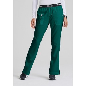 Grey's Anatomy by Barco Classic Women's Aubrey 3-Pocket Low-Rise Fit & Flare Leg Scrub Pant - 1 of 4