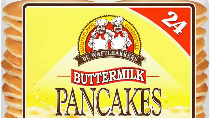 De Wafelbakkers Frozen Buttermilk Pancakes - 33.02oz/24pk, 2 of 5, play video