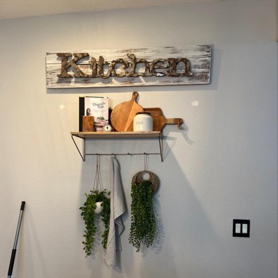 Folsom Entryway Wall Shelf with Hooks