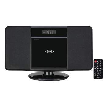 JENSEN Wall Mountable Bluetooth Music System with MP3 CD Player - Black