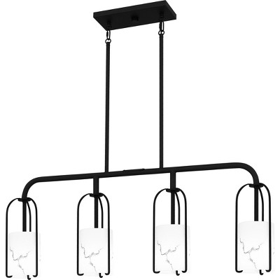Fairbanks 4-Light Matte Black Island Light