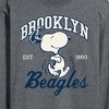 Men's - Peanuts - Brooklyn Beagles Long Sleeve Graphic T-Shirt - 2 of 4