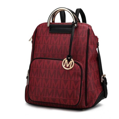 MKF Collection Cora Milan M Signature Trendy Travel Backpack by Mia K