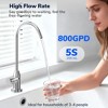 Ecoviva 0.01μm Ultra-Filtration 800G Tankless Under Sink Water Filtration System with Faucet, No Electricity & Zero Waste, Filters Heavy Metals - 4 of 4