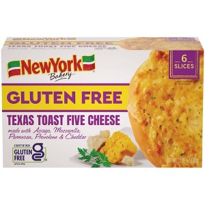 New York Bakery Gluten Free Frozen Five Cheese Texas Toast - 12.35oz - 1 of 4