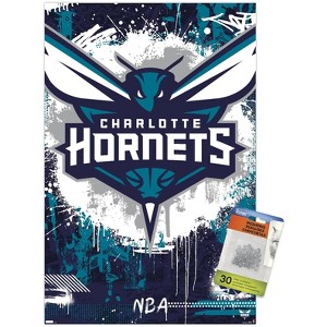 Trends International NBA Charlotte Hornets - Maximalist Logo 23 Unframed Wall Poster Prints - 1 of 4