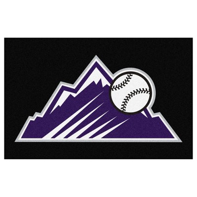 MLB Colorado Rockies 19"x30" Mountains Logo Rug