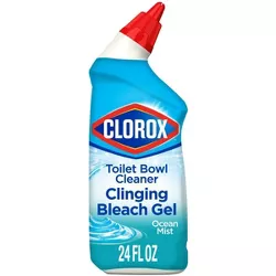 Clorox Toilet Bowl Cleaner Clinging Bleach Gel - Ocean Mist  - 24oz