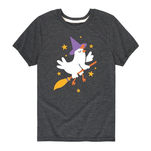 Boys' - Instant Message - Halloween Chicken Witch Short Sleeve Graphic T-Shirt - image 1 of 4