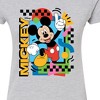 Women's - Disney - Mickey 90s Nostalgia Juniors Fitted Graphic T-Shirt - 2 of 3