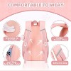 Luupatchy Girls' Backpack - Kawaii Design, Anti-Theft, Lightweight & Water-Resistant for Elementary School, Pink - 3 of 4