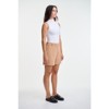 Lafidi Women’s Avia Hi-Rise Tailored Shorts, Flat Front Crepe Fabric, and Slash & Welt Pockets for a Polished Professional Look - 2 of 4
