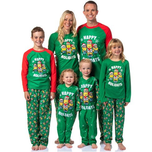 Despicable Me Minions Happy Holidays Jogger Sleep Family Christmas