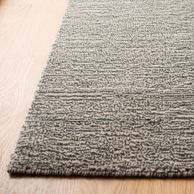 Gray Hand-Knotted Wool Shag Area Rug, 3' x 5'