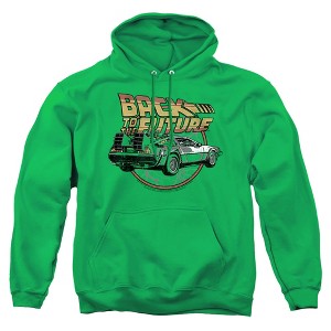 Back To The Future Time Machine Adult Pull-Over Hoodie - 1 of 4