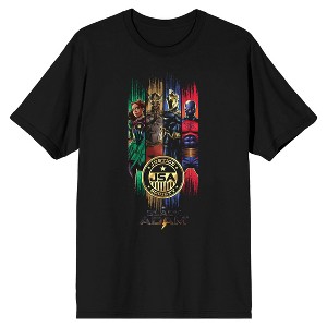 DC Comics Black Adam Justice Society Men's Black Graphic Tee - 1 of 3