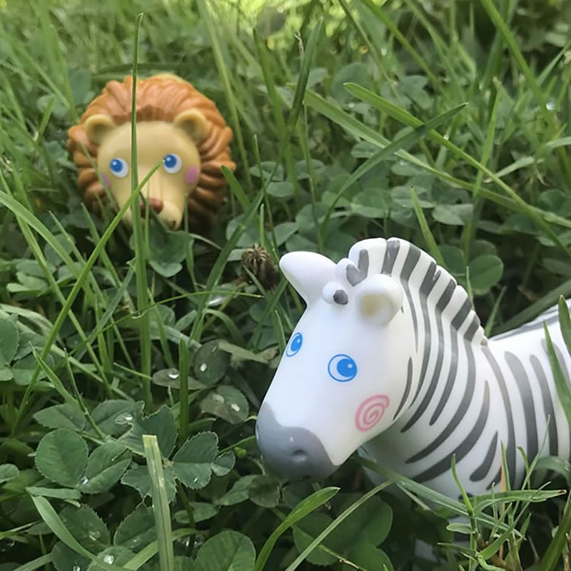 HABA Little Friends Zebra - 4" Chunky Plastic Zoo Animal Toy Figure, 5 of 17
