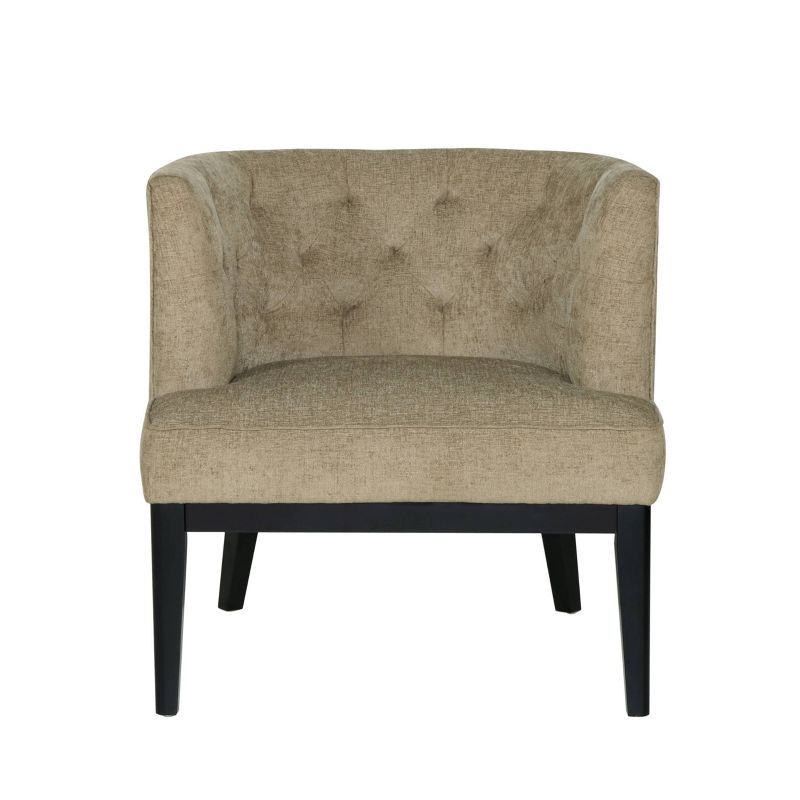 Clough Contemporary Fabric Tufted Accent Chair - Christopher Knight Home, 1 of 11