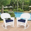 HomeStock Rocker Classic Comfort Chair With Cushion - Set Of 2 - 2 of 4