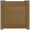 vidaXL Garden Planter Honey Brown 15.7"x15.7"x15.7" Solid Wood Pine - 2 of 3