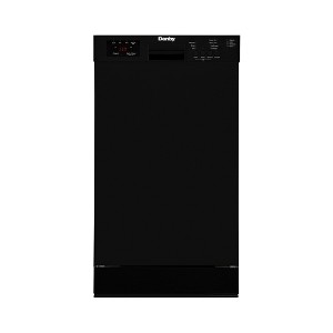 Danby 18" Wide Built-in Dishwasher in Black DDW18D1EB - 1 of 4