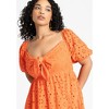 ELOQUII Women's Plus Size Eyelet Tie Front Maxi Dress - image 4 of 4