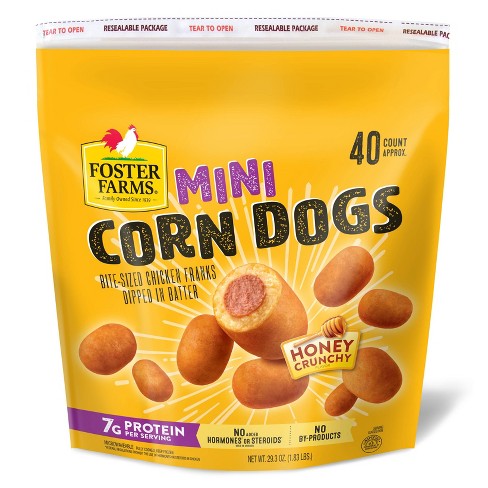 Foster Farms Frozen Mini Corn Dogs - 29.3oz/40ct : Target