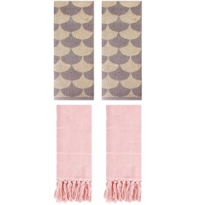 REGALWOVEN 4 Pcs Cotton Hand Towel for Bathroom - 1 of 4