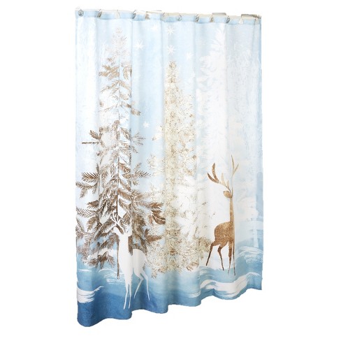 Lakeside Shower Curtain, Snowman Shower Curtain Target
